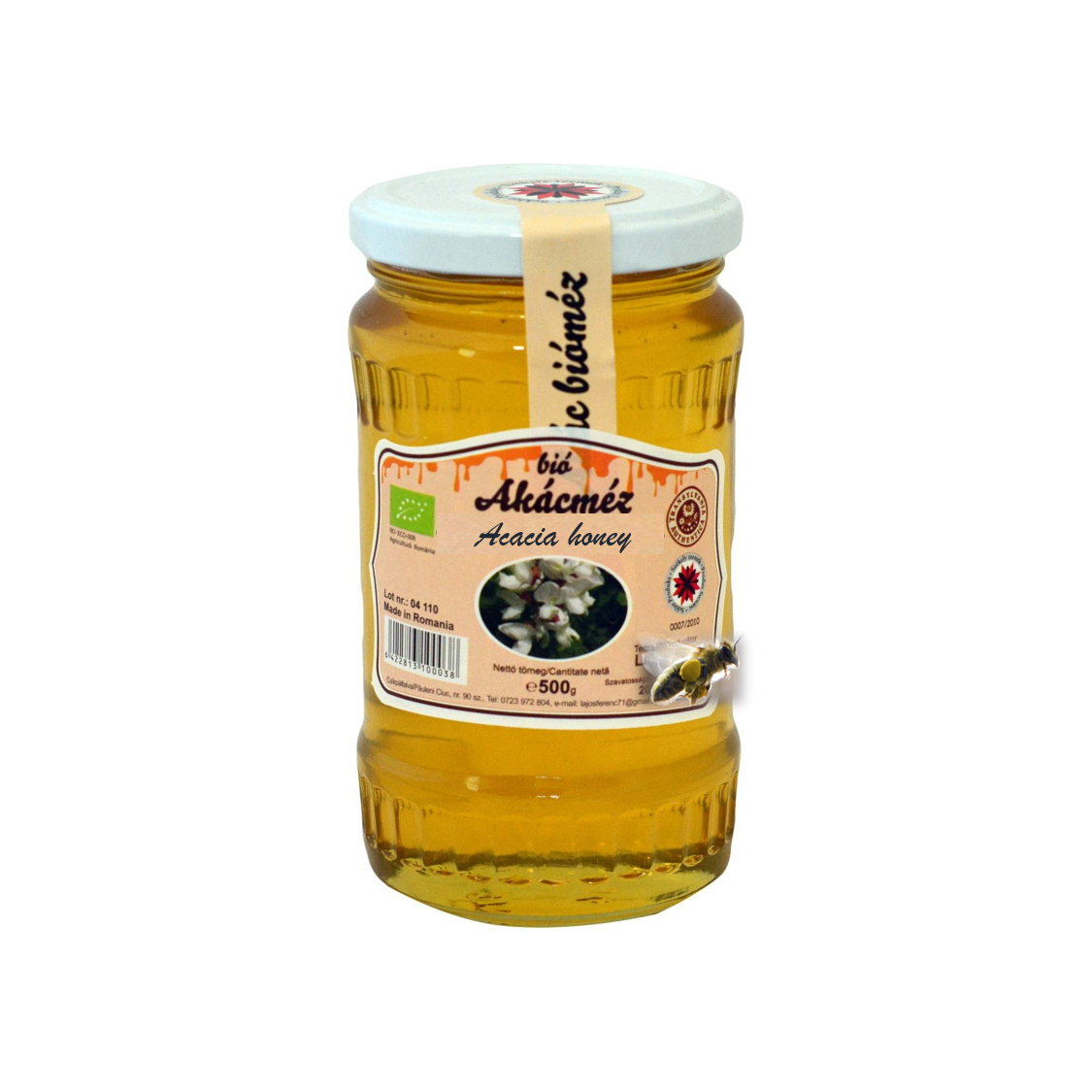 Bio Acacia Honey  -  Bio Akazien Honig  -  500g