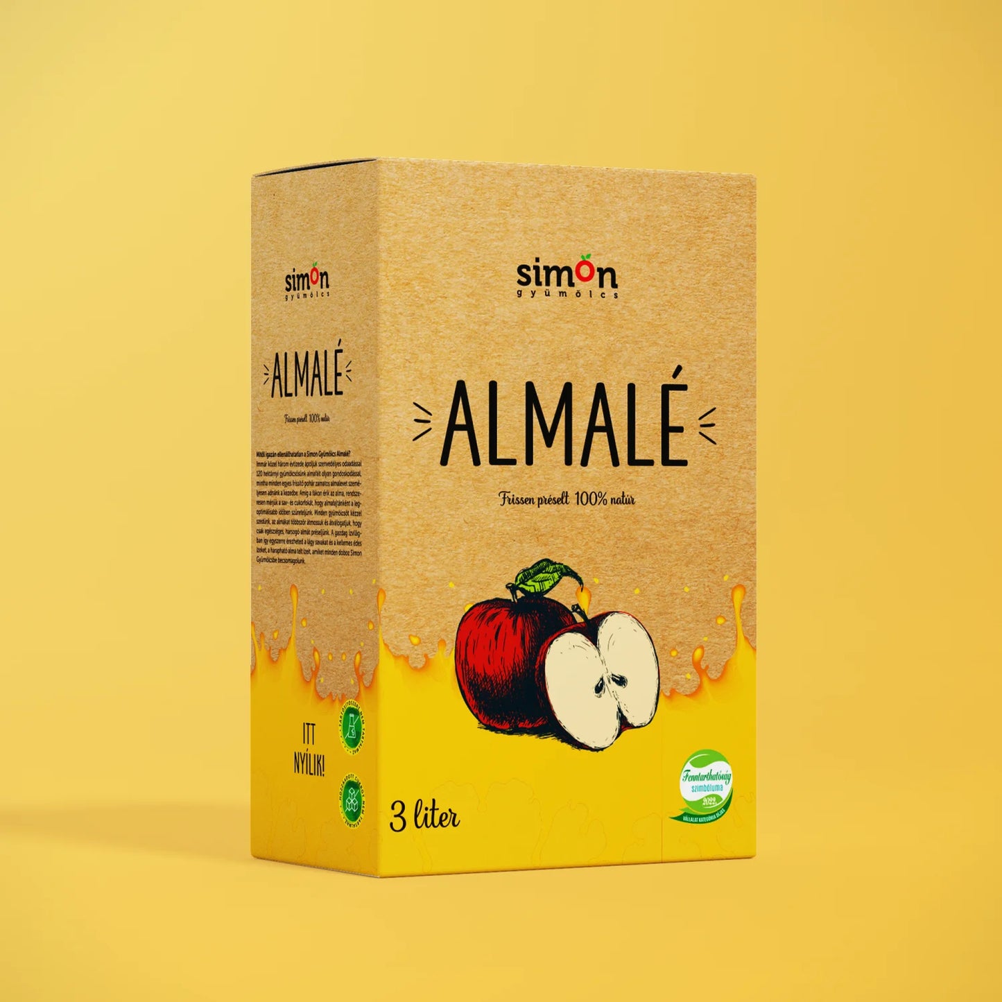 Apple juice - 100% Pure Natural - Apfel Saft - 3l