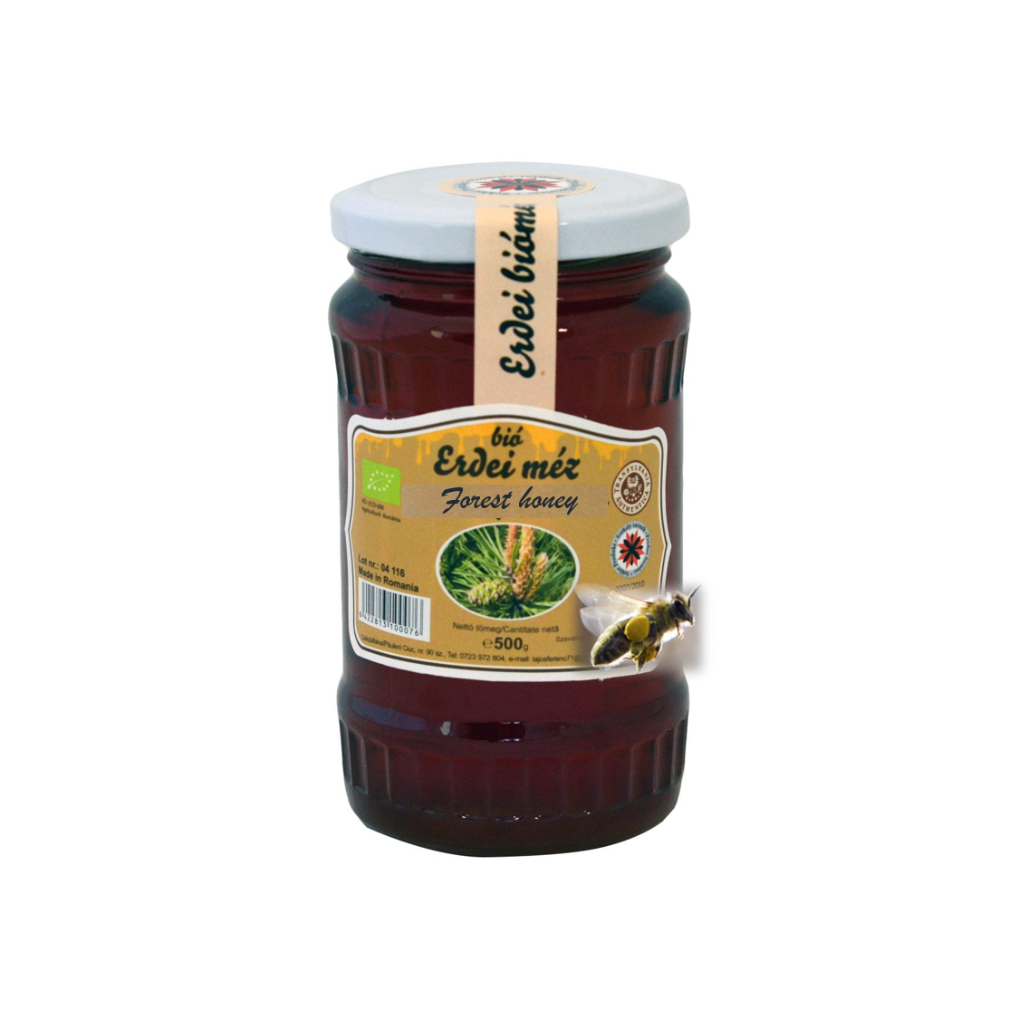 Bio Transylvanian Forest Honey  -  Bio Siebenbürgische Wald Honig  -  500g