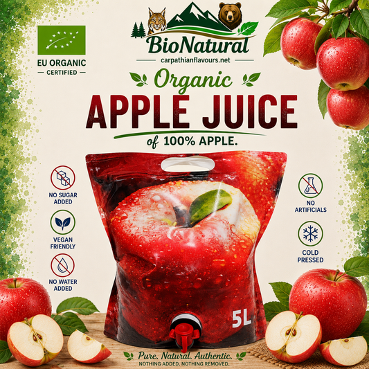 Bio cold pressed Apple juice (of 100% apple) - 5L Bag