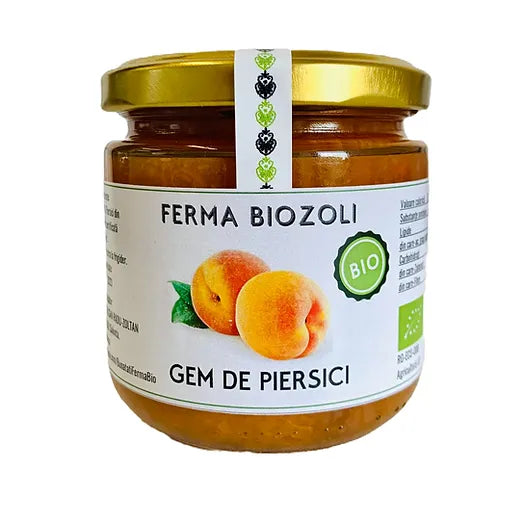 Bio Peach jam - Pure natural - 200 g